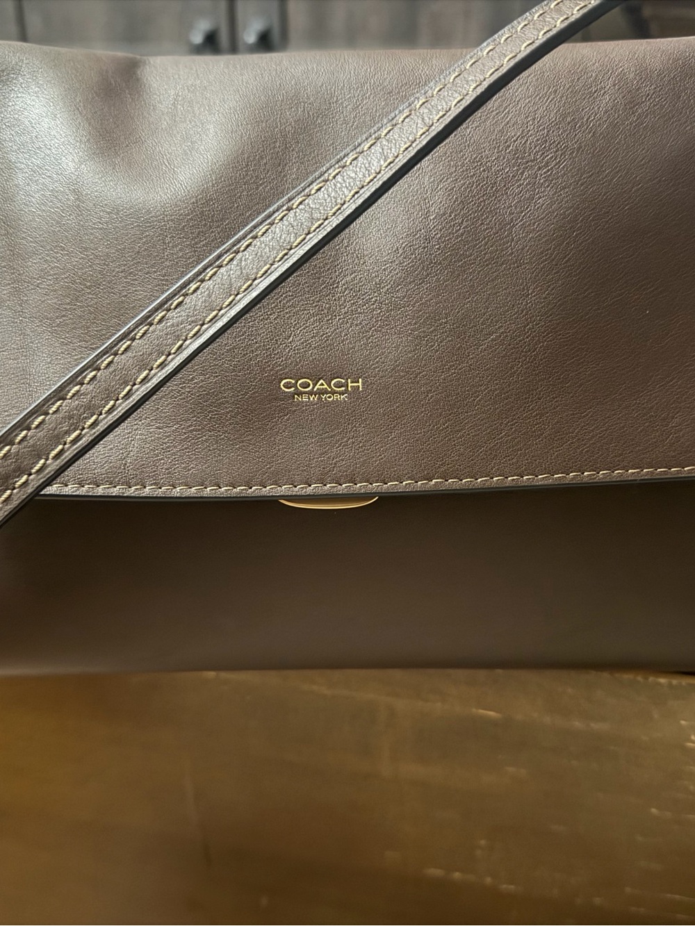 Coach Chelsea Shoulder Bag 30 with Gold Logo